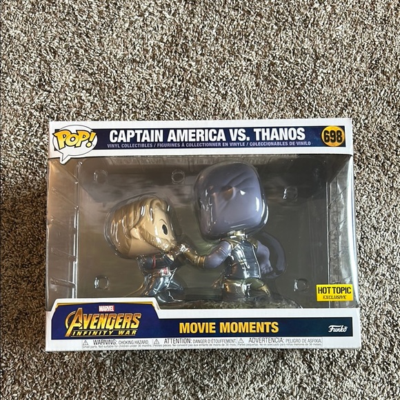 Figurines Pop Iron Man, Captain America, Groot et Thanos (Avengers